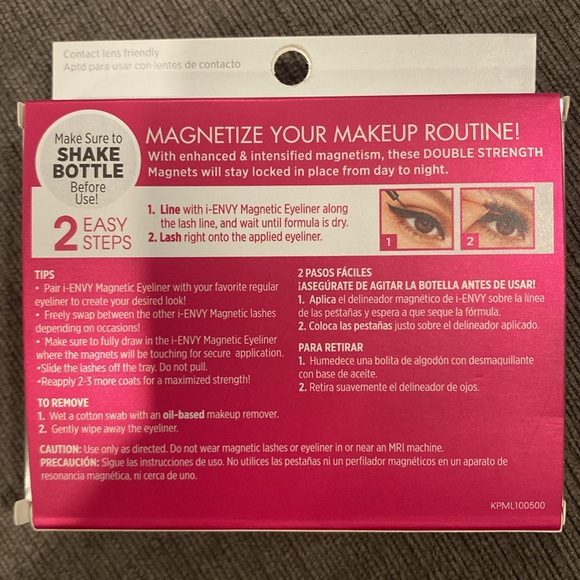 i-Envy Magnetic Human Hair Lashes - Double Strength - Reusable - BRAND NEW! - Picture 2 of 3